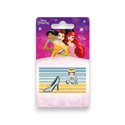 Picture of PRINCESS HAIR ELASTICS 8 PACK CINDERELLA